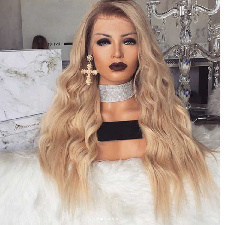 Blonde Bomb Beach Wave Lace Front Wig