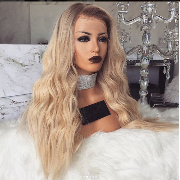 Blonde Bomb Beach Wave Lace Front Wig